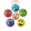 12Pcs Funny Sponge Pressure Expression Soft ball Squeeze Funny Expression PU foam Soothing Toy Wrist Action Sport  Toy Ball
