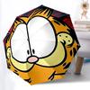 1 Stück Garfield Katze Automatischer Auf-/Zuklappbarer Regenschirm, Winddichte 8-Rippen-Konstruktion, Leichter Reise-Regenschirm für Damen/Herren 29