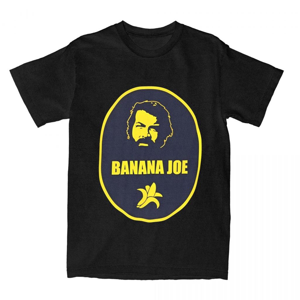 Bud Spencer T-Shirt Summer Banana Joe Telefilm Cinema Tv Idea Vintage T-Shirts Cotton Fashion Tshirt For Man Short Sleeve Tees