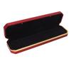Bracelet Gift Box Flocking Inside Elegant Protective Jewelry Storage Display Case with Light for Wedding EngagementRed