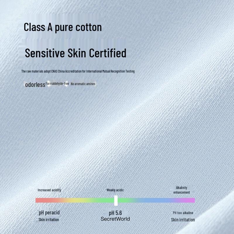 SecretWorld Damen Xinjiang gekämmte Baumwolle High Waist Antibakterielle Boxershorts