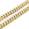 European-American Men's 14mm Zircon Cuban Chain Hip Hop Necklace