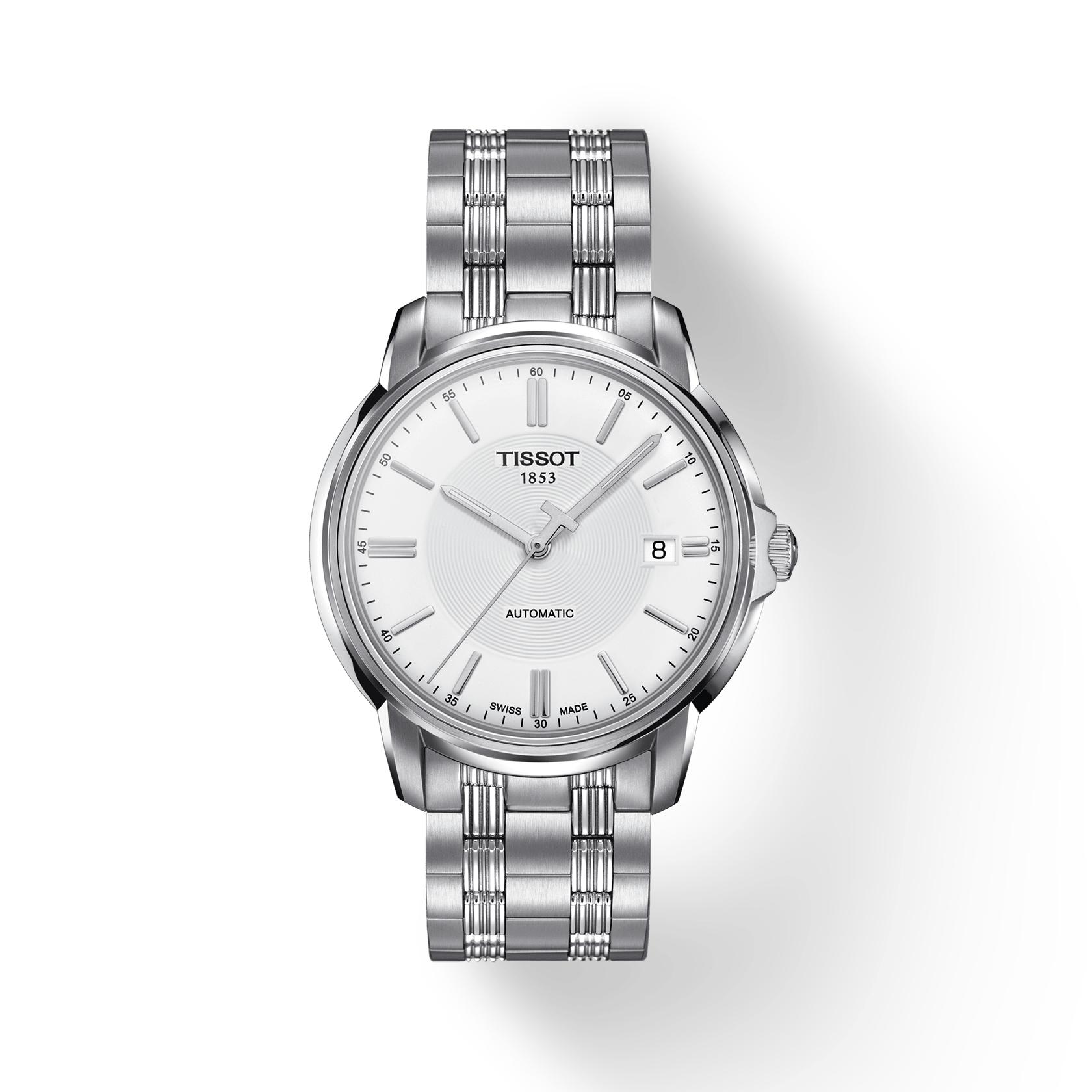 Tissot Stainless Steel White Dial Men s Fashion Watch T065.407.11.031.00 белый