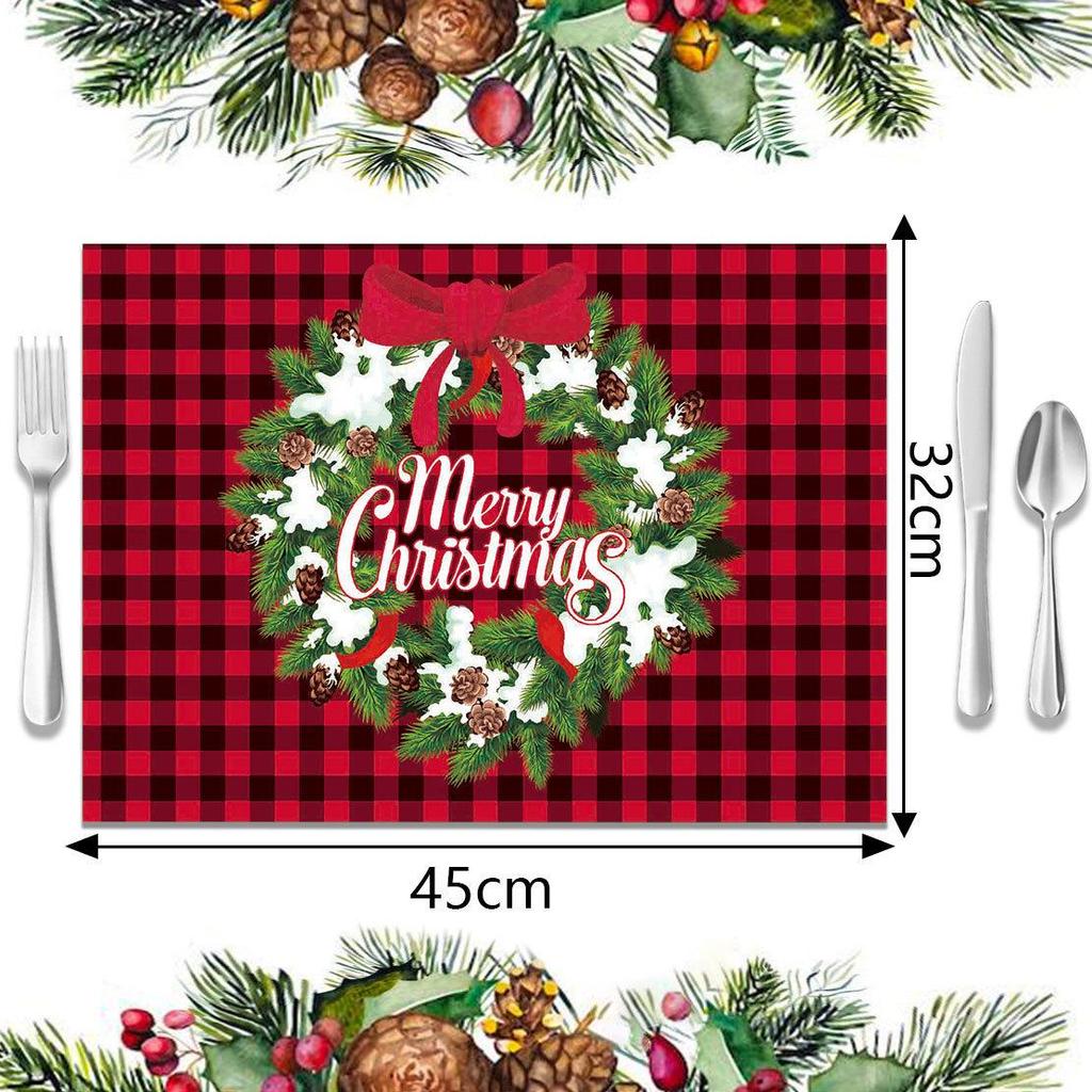 Bestselling Christmas Table Mat: Versatile Heat-Resistant Decorative Placemat