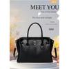 Xeie Thuk Shoulder Bag Women Faux leather Adjustable Strap Daily