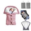 Hochwertiger Baby-Schlafsack mit Lammwolle, Säuglings-Swaddle, Kinderwagen-Wrap, Gestrickte Decke