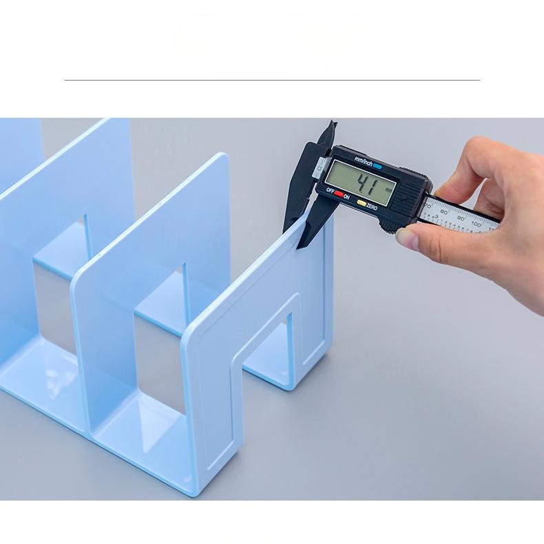 Transparent Book Riser Student Desktop Organiser Divider Shelf Book FileBook Rack Office Data Shelf Baffle