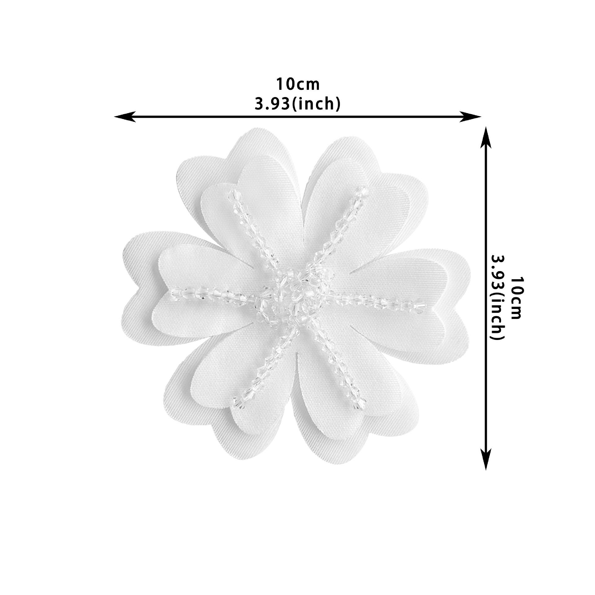 

Черно-белые бусины Объемная цветочная корсажная брошь Одежда Платье Сумка Аксессуары для волос Головной убор Сделай сам Декоративная тканевая наклейка Аксессуары