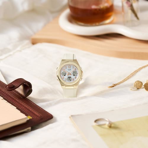 Casio Baby-G G-MS Radio-Controlled Solar Watch MSG-W610G-7AJF Women's Cream