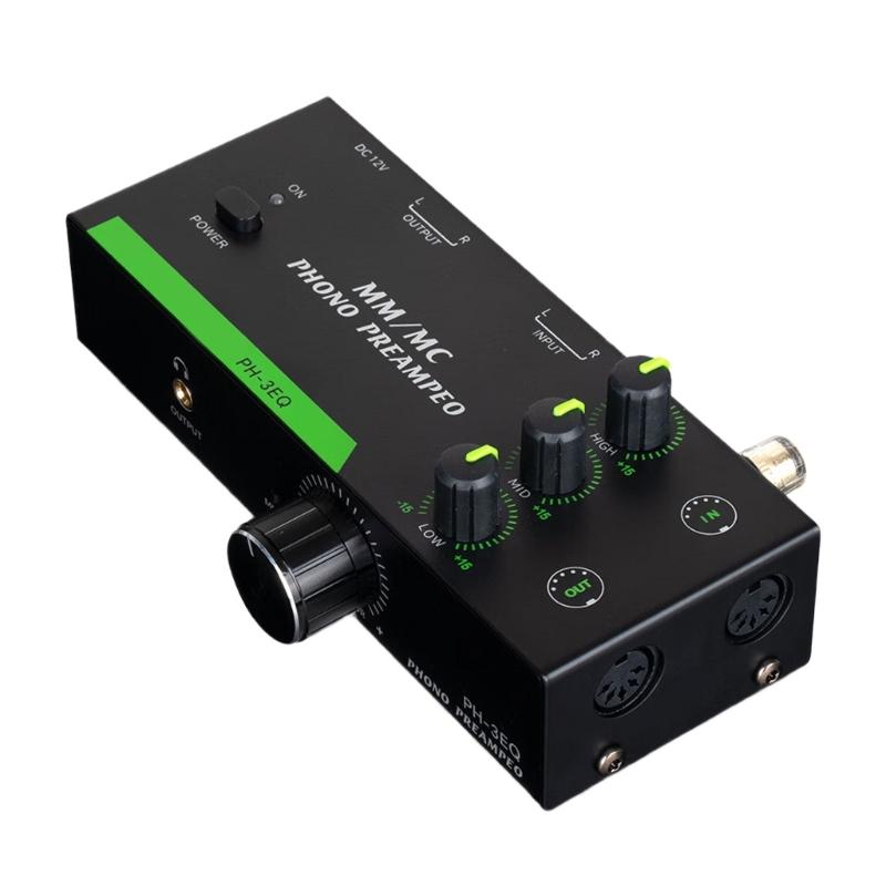 High Fidelitys MM MCs Turntables Preamplifier Featuring Balanced XLRs Input Output And Customizable Basses Mids Trebles Controls