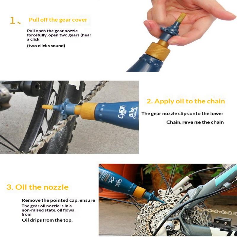 60Ml Bike Chain Oil Rust Resistant Water Proof Effective Eliminating Abnormal Noise Bike Maintenance Of Lubricating Oil Bicycle