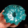Ceramic Household Antique Lotus Aroma Incense Burner Plate Incense Holder Aromatherapy Furance Buddha Chan