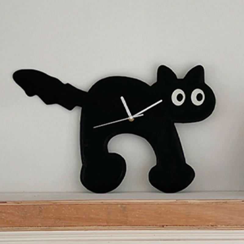 Acrylic Wall Clock Design Cute Clock Modern Unique Creative Clock Aesthetic Watch Silent Living Room Decoration Interior Elegant Room Ornaments