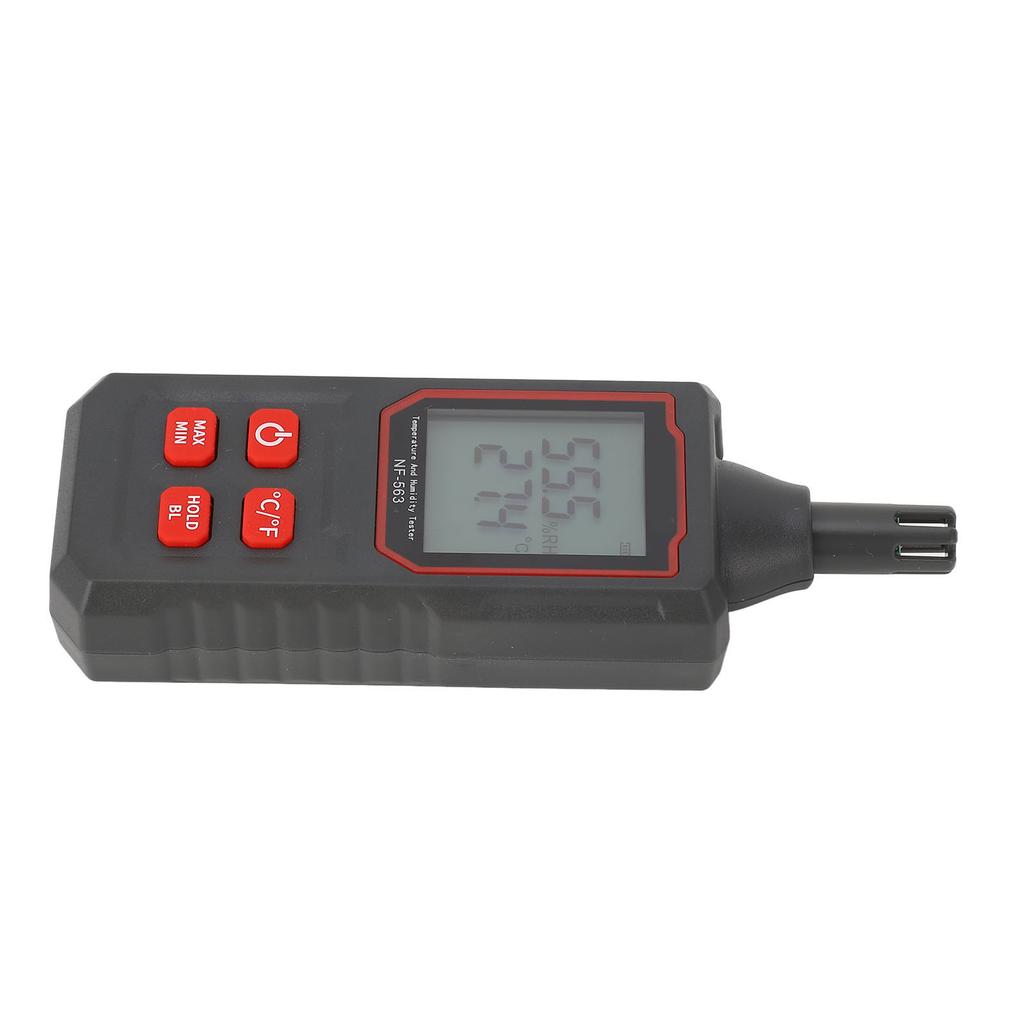 Temperature and Humidity Detector LCD Digital Display Hygrometer High Accuracy Probe Hygrothermograph