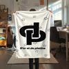 1PC JuL C'est Pas Des Lol Print Flannel Blanket, High quality All Seasons, Home Decor, Warmth and Comfort, Perfect for Christmas Gifts