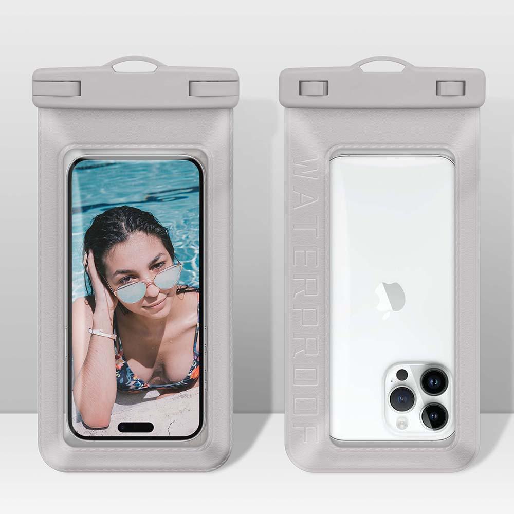 Universal Extra-Large Waterproof Pouch, Underwater Dry Bag For Smart Phones, Waterproof Phone Bag серый