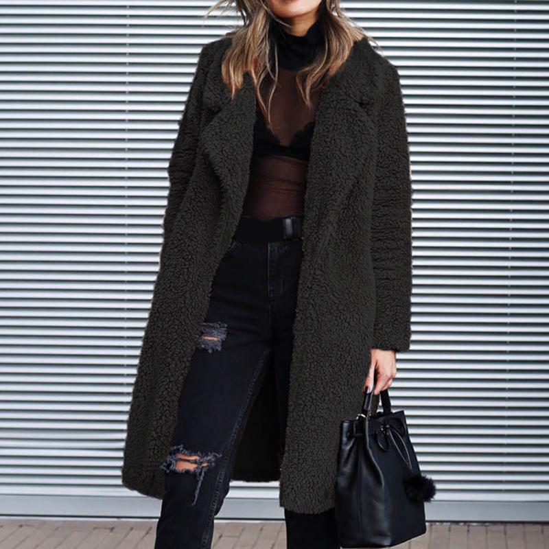 knee length fleece coat