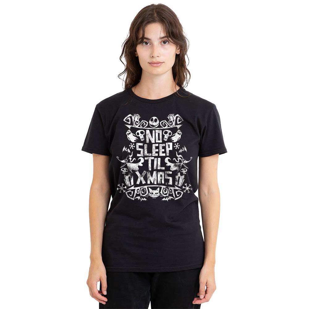 The Nightmare Before Christmas Unisex Adult No Sleep Till Xmas T-Shirt