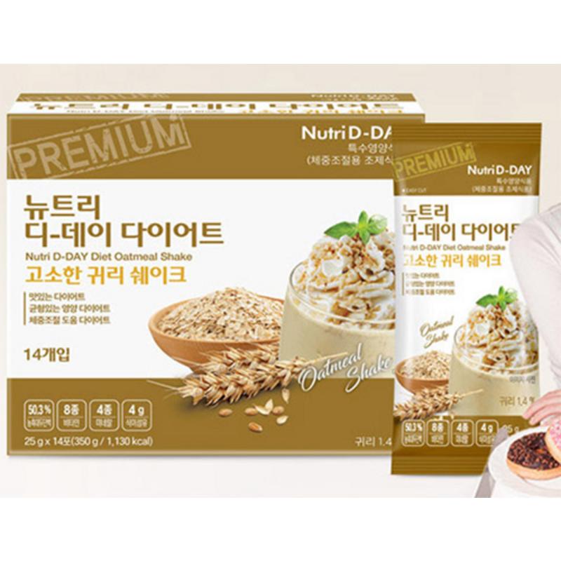 Nutri D Day Diet Savory Oat Shake 14p, 350g, 1 Piece