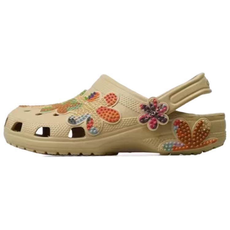 Crocs Comfortable Retro Clogs Women Footwear Brown 213237-205 35
