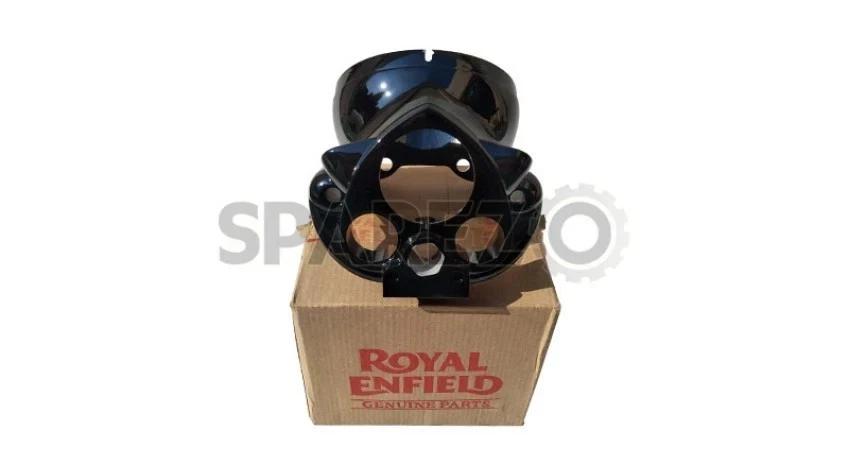 

For Royal Enfield Bullet Headlight Casing Black Genuine Part 801600 801124