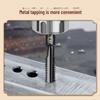 Tiangong High-Speed Steel Hex Handle Straight Groove Tap for M3-M12 Tapping In Stainless Steel & Cast Iron.
