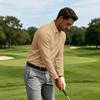 Men's Quick Dry Breathable Golf Polo Shirt Long Sleeve Button Design Casual Collar Athletic Sports Shirt