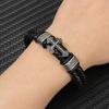 Vintage Double Layer Leather Cross Bracelet Charming Men's Bracelet Christmas Gift Valentine's Day Gift Protector Jewelry Gift
