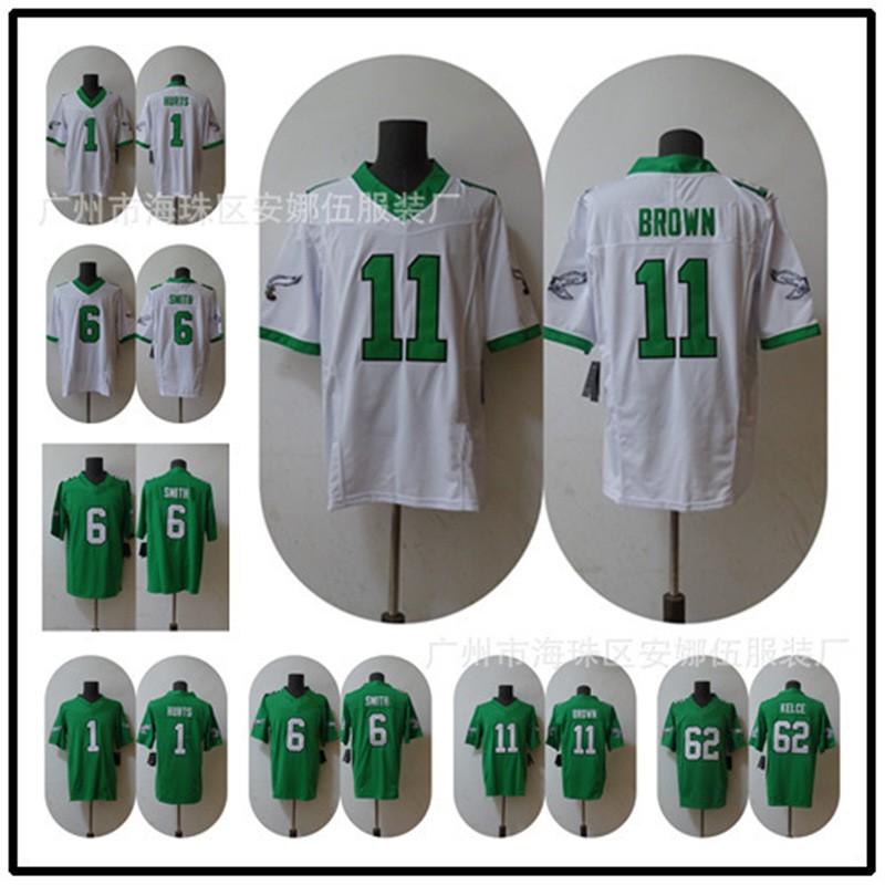 Philadelphia Eagles NFL Football Jersey T-Shirt Embroidered Team Cotton Blend Mens Sportswear Game Day Fan Apparel