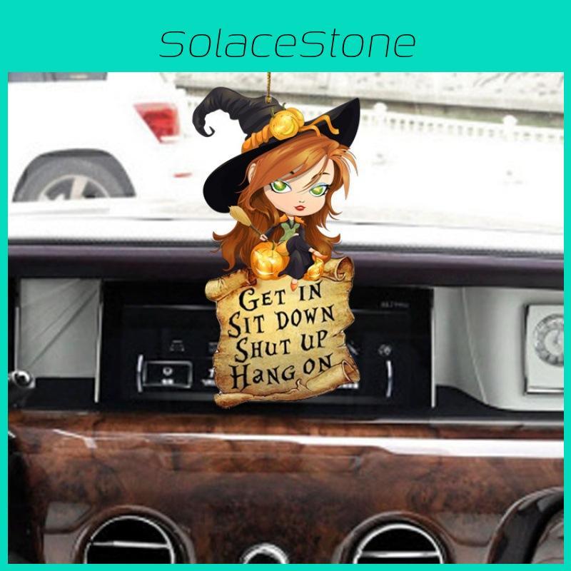 Bunter Acryl Hexenanhänger Auto Hängedekoration für Schlüssel oder Rucksackzubehör