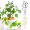 Leaf Shaped Design Plant Trellis Rustproof Flowers Trellis Garden Climbing Frame Indoor Outdoor