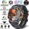 New Military Rugged T-Rex3 GPS Positioning Smartwatch Compass Barometer Altimeter 5ATM Waterproof 650mAh Battery Sport Men Watch