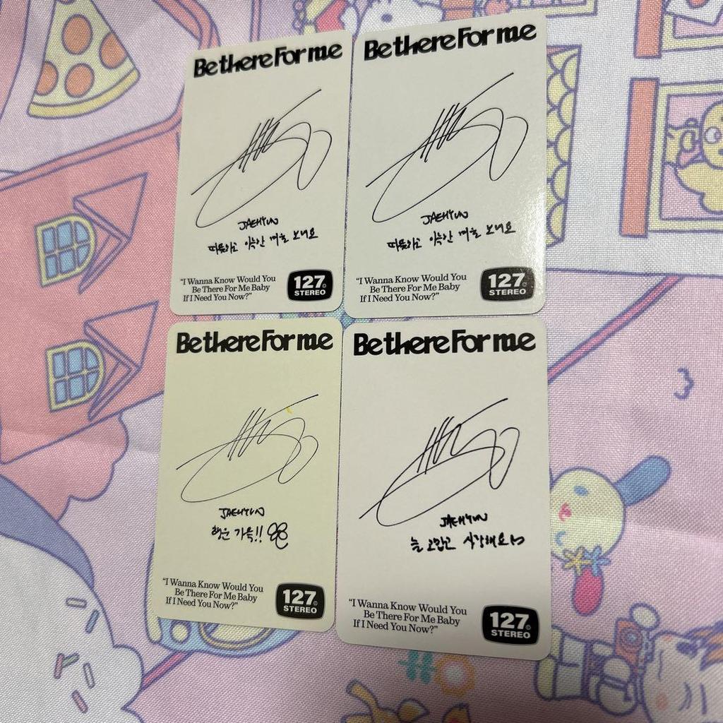 [USED] NCT127 Be there for me Jaehyun trading card