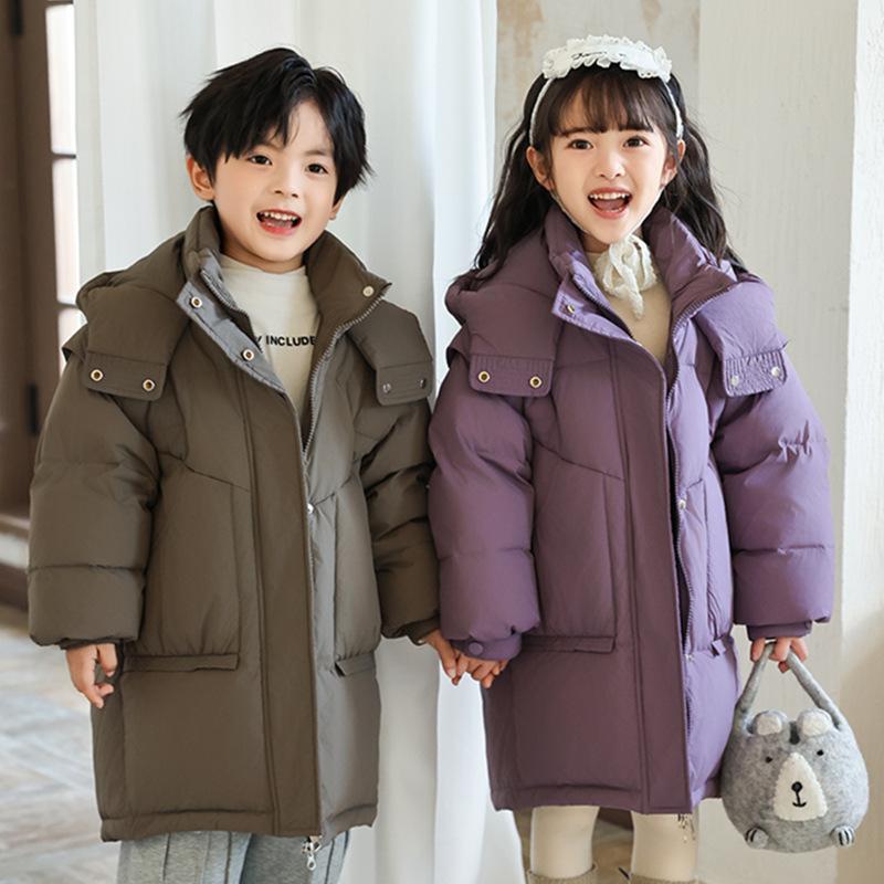 Winter Coats for Girls and Boys: Long, Thick, and Warm Down Jackets for Children.