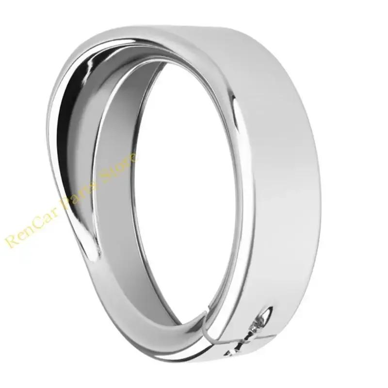 F19A 4.5'' 7" Headlight Visor Trim Rings Head Lamp Decorate Accessories Motorcycle Headlamp Frenched Rings