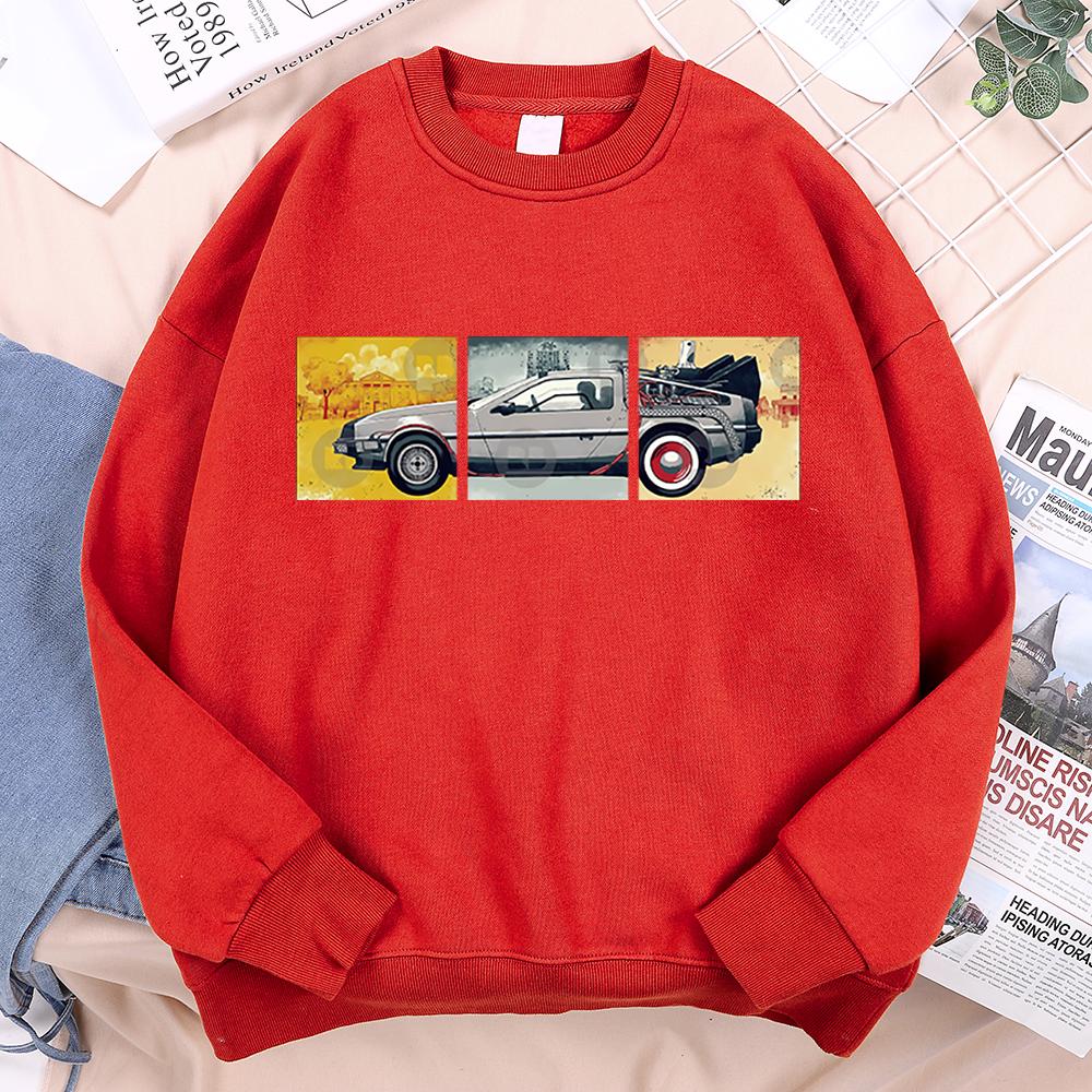 Car Men Women Clothing Loose Hoody Casual Autumn Clothes Cartoon Hip Hop Sweatshirt Fleece Hoodie