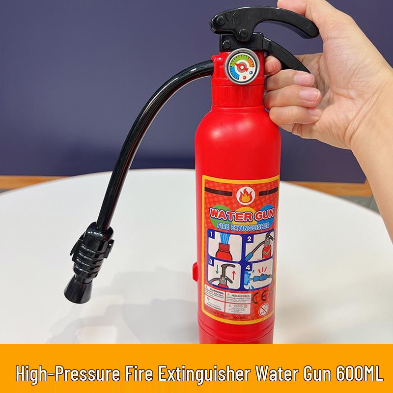 Kids  Firefighter Backpack Water Gun Toy Set with Sprinkler & Fire Extinguisher