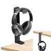 NEETTO HS906 2-in-1 Silicone Headphone & Gaming Headset Stand Desk Mount Swivel Height-Adjustable Hook Cable Clip