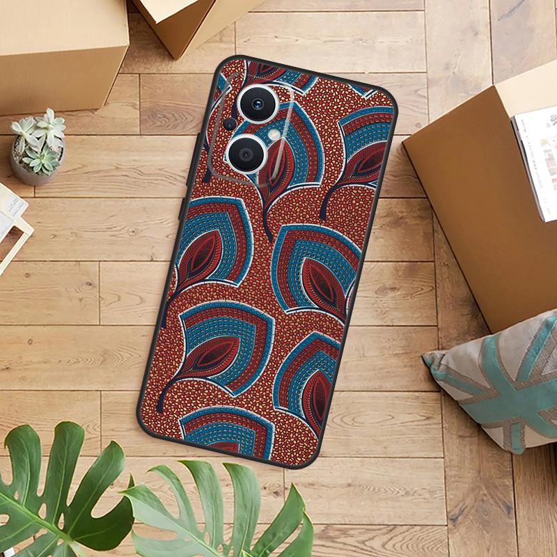 African Prints Fabric Phone Case For OPPO Reno 14 13 12 11 F 10 Pro 8T 7 8 Lite OPPO Find X8 X6 X5 X9 Pro Cover