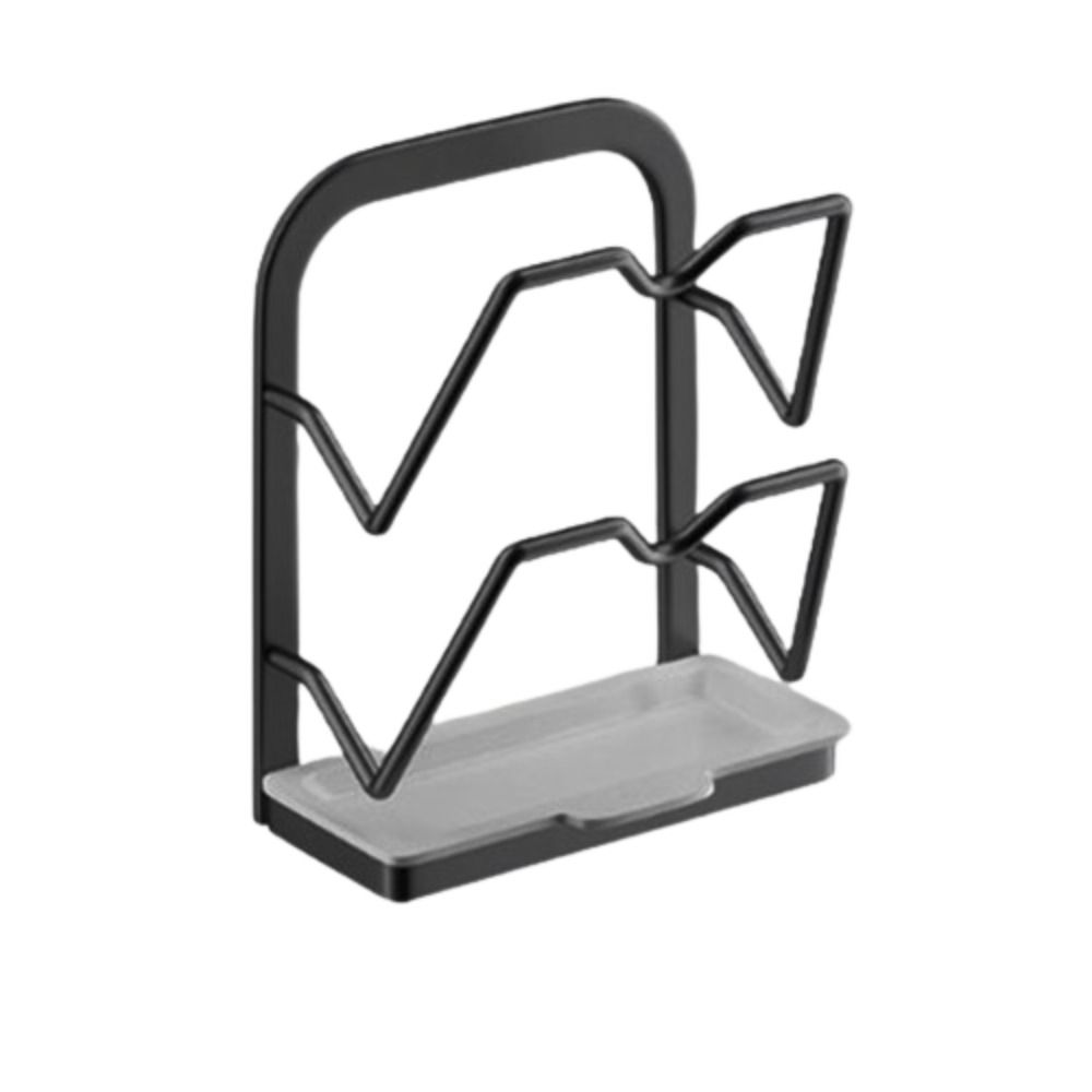 Multi-layer Pot Lid Organizer Rack Sturdy Vegetable Board Holder  Door-Mounted