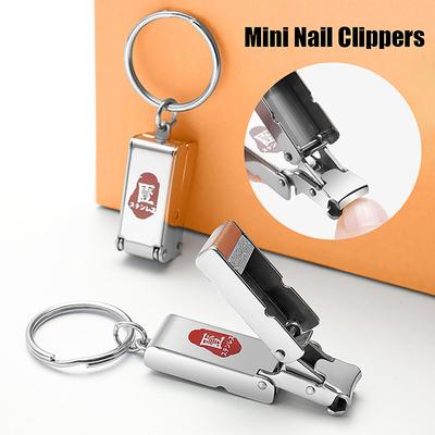 Nail Clipper Folded Nail Clipper Pendant With Key Ring Handle Rotary Nail Clipper Nail Accessories Tool Fingernail Mini Clippers