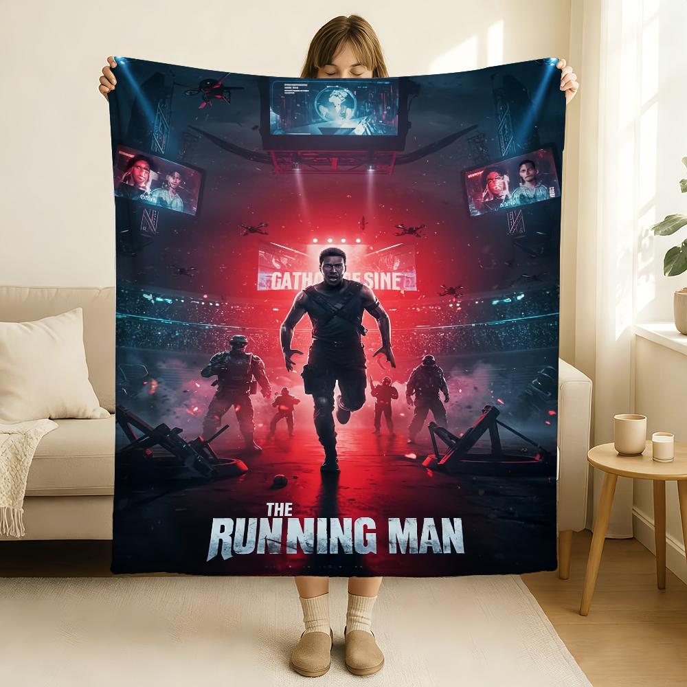 

TV The Running Man Blanket Soft and Skin Friendly For Couch Bed Napping Bedspread All Seasons Comforter 75x90cm
