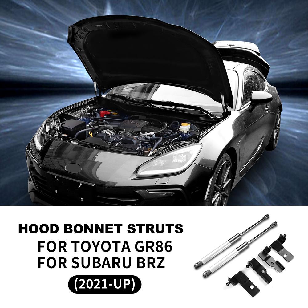 

Hood Bonnet Strut For Subaru BRZ Toyota GR86 2025 2025 2025 2025 Front Modify Gas Struts Lift Supports Rod Arms Springs Shock