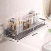 Tray Suction Cup Mount Bathroom Shelf  Multifunctional No Drill Hanging Bath Room Basket Household Shampoo Storage Rack