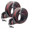 2Pcs Braided Mesh Rod Protector with Lanyard 32mm Spinning Rod Sleeve Cover Scalable for Casting Sea Fishing Spinning Rod