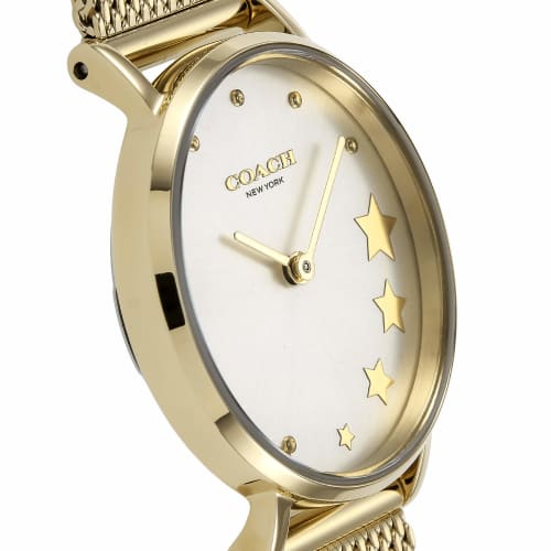 Coach PERRY Silver Dial Stainless Steel Quartz 28mm Watch 14503521 Women's Gold