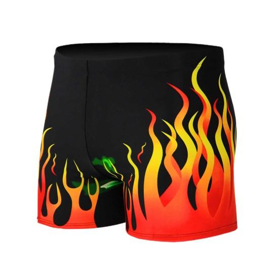 

Плавки-шорты с принтом, быстросохнущие, с отличной строчкой, компактные летние плавки для плавания красный