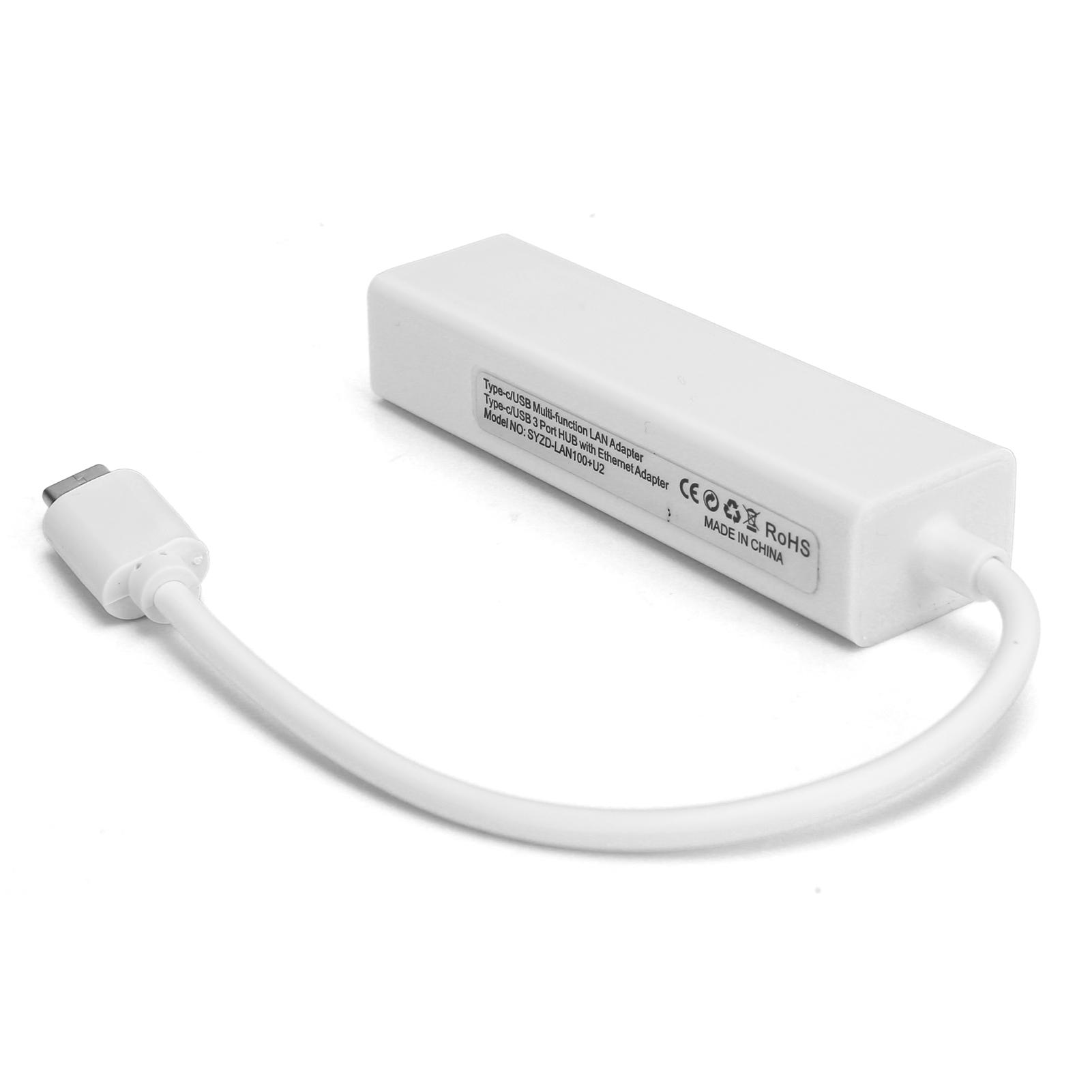 

Адаптер RJ45 Ethernet Type C до USB 2.0 Мережа 100M Аксесуар для WIN XP78OS XUSB 2.0 з