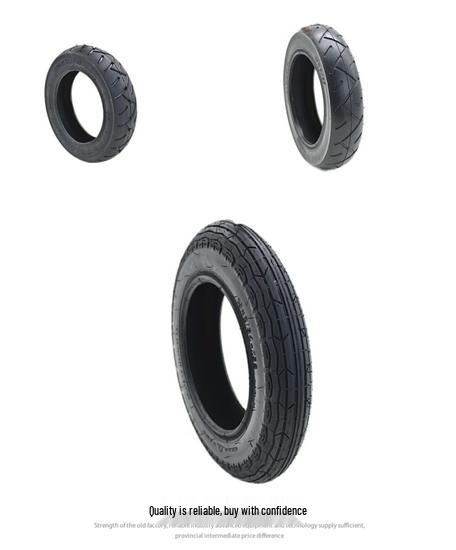 10-Inch Solid Rubber Explosion-Proof Tire for Electric Scooter (10x2.50 or 10x2.125) - No Inflation Needed