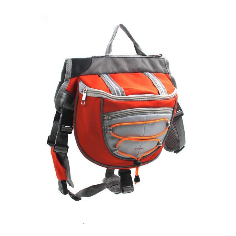 

Large Breed Dog Saddle Backpack – 8L Tactical Hiking Pack For Golden Retriever Labrador Camping Walking Supplies L червоний